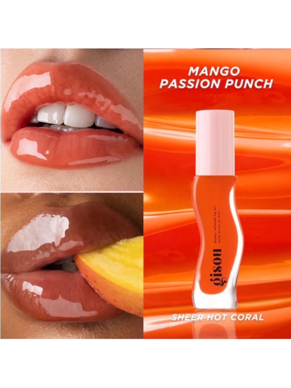 Gisou Honey Lip Oil Mango Passion Punch